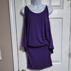 Chic Purple Mini Dress for Women